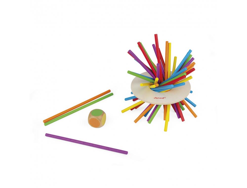 JEU DE SOCIETE TRADITIONNEL CRAZY STICKS JANOD