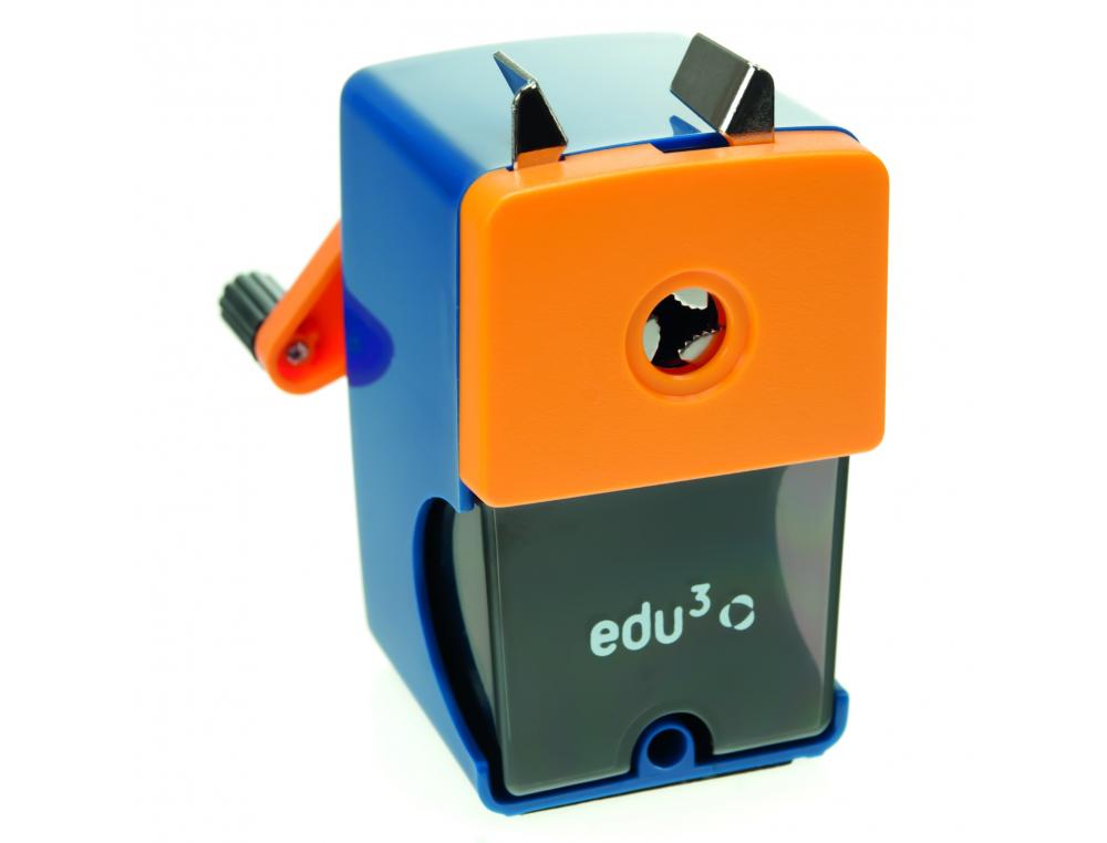 MACHINE A TAILLER EDU3 FRAISE EN ACIER ARRET AUTOMATIQUE    POUR CRAYON DIAM 12MM BOITIER PLASTIQUE