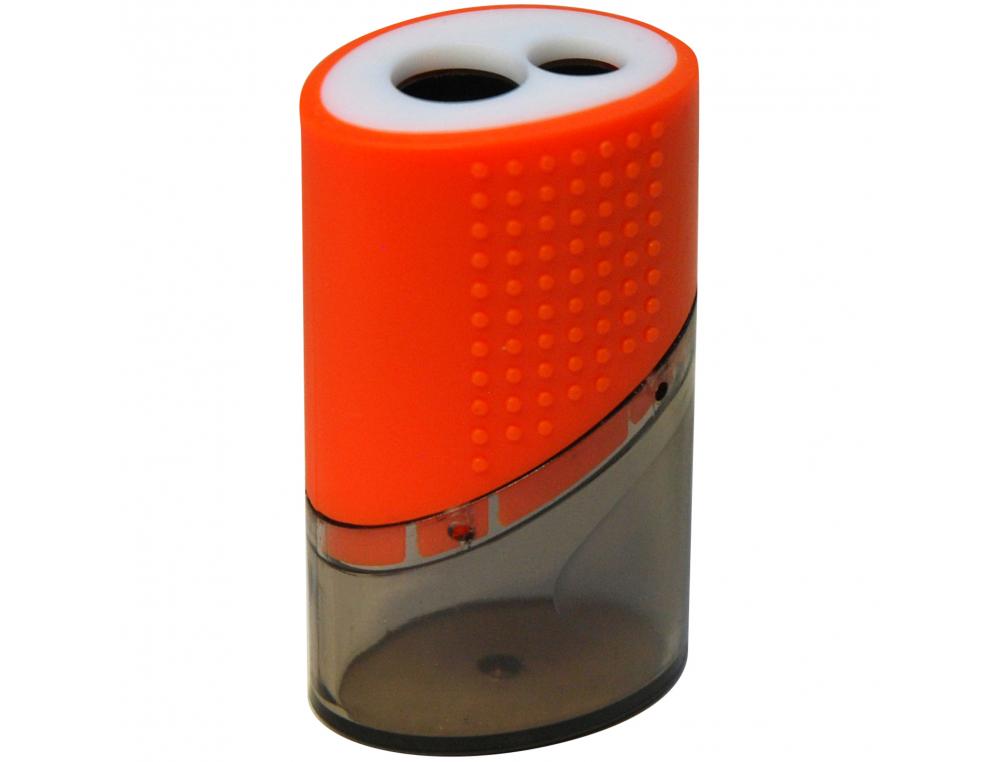 TAILLE-CRAYONS WONDAY PLASTIQUE 2 USAGES RESERVE    COLORIS ASSORTIS