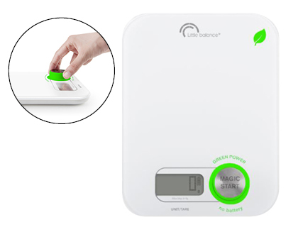 PSE-LETTRES CODAMEX GREEN POWER 5KG SANS PILES NI SOLAIRE PLATEAU VERRE TREMP 246X191X14MM CRAN LCD