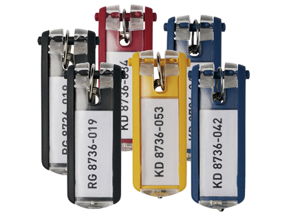 PORTE-CLS DURABLE KEYCLIP SACHET 6 UNITS